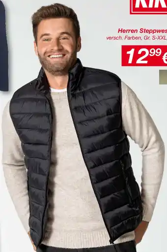 KiK Schlichte Steppweste Angebot