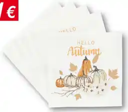 KiK Servietten Herbst Angebot