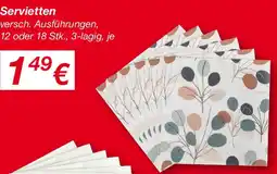 KiK Servietten Herbst Angebot