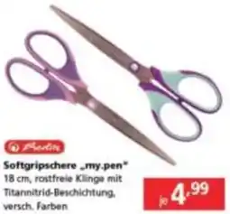 Pagro Diskont Softgripschere my pen Angebot