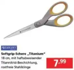 Pagro Diskont Softgrip-Schere Titanium Angebot