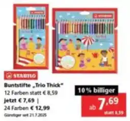 Pagro Diskont Buntstifte Trio Thick Angebot