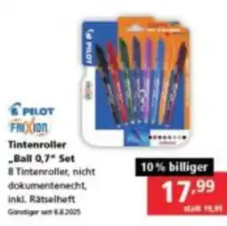 Pagro Diskont Tintenroller Ball 0,7 Set Angebot