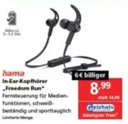 Pagro Diskont In-Ear-Kopfhörer Freedom Run Angebot