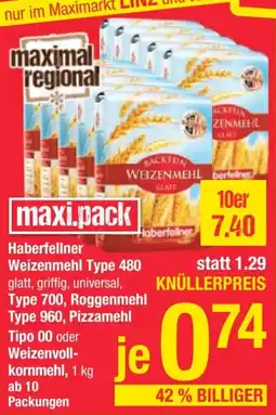 Maximarkt Haberfellner Weizenmehl Type 480 Angebot