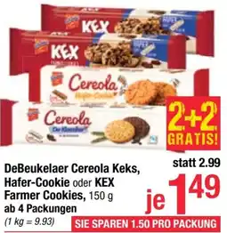 Maximarkt DeBeukelaer Cereola Keks, Hafer-Cookie oder KEX Angebot