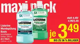 Maximarkt Listerine Mundspülung Basis Angebot