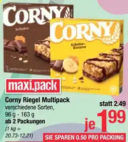 Maximarkt Corny Riegel Multipack Angebot