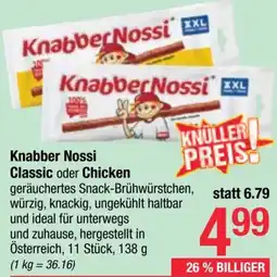 Maximarkt Knabber Nossi Classic oder Chicken Angebot