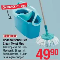 Maximarkt Bodenwischer Set Clean Twist Mop Angebot