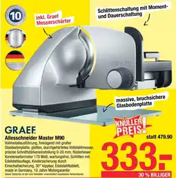 Maximarkt Allesschneider Master M90 Angebot