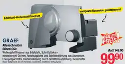 Maximarkt GRAEF Allesschneider Sliced G50 Angebot