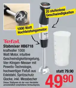 Maximarkt Tefal Stabmixer HB6718 Angebot