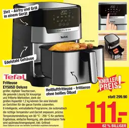 Maximarkt Tefal Fritteuse EY505D Deluxe Angebot