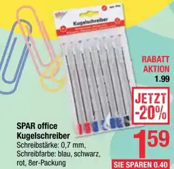 Maximarkt SPAR office Kugelschreiber Angebot