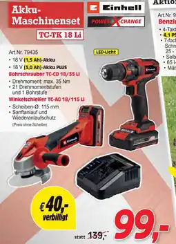 Zgonc Akku- Maschinenset Angebot