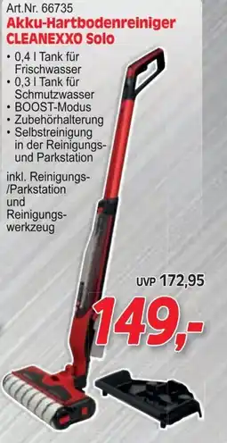 Zgonc Akku-Hartbodenreiniger CLEANEXXO Solo Angebot