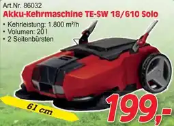 Zgonc Akku-Kehrmaschine TE-SW 18/610 Solo Angebot