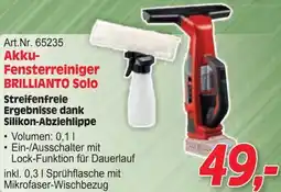 Zgonc Akku Fensterreiniger BRILLIANTO Solo Angebot