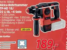 Zgonc Akku-Bohrhammer TP-HD 36/30 Li BL +4 Solo Angebot
