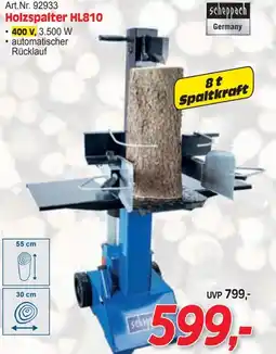 Zgonc Holzspalter HL810 Angebot