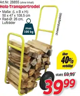 Zgonc Holz-Transportrodel Angebot