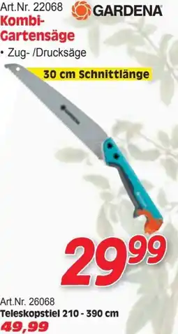 Zgonc GARDENA Kombi Gartensäge Angebot