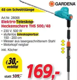 Zgonc ElektroTeleskop Heckenschere THS 500/48 Angebot