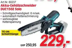 Zgonc Makita Akku-Gehölzschneider DUC150Z Solo Angebot
