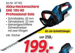 Zgonc Bosch Akku-Heckenschere GHE 18V-60 Professional Solo Angebot