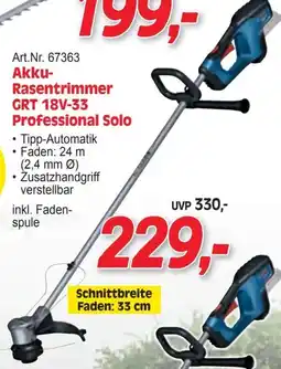 Zgonc Bosch Akku Rasentrimmer GRT 18V-33 Angebot