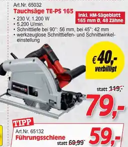 Zgonc Einhell Tauchsäge TE-PS 165 Angebot