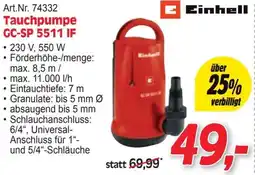 Zgonc E Einhell Tauchpumpe GC-SP 5511 IF Angebot