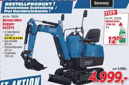 Zgonc scheppach Benzin-Mini- Bagger EXC815 Angebot