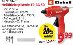 Zgonc Einhell Heißklebepistole TC-GG 30 Angebot