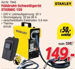 Zgonc STANLEY Fülldraht-Schweißgerät STARMIG 130 Angebot
