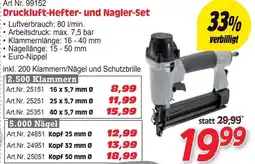 Zgonc Druckluft-Hefter- und Nagler-Set Angebot