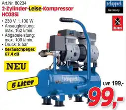 Zgonc 2-Zylinder-Leise-Kompressor HCO8Si Angebot