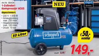 Zgonc 1-Zylinder- Kompressor HC65 Angebot