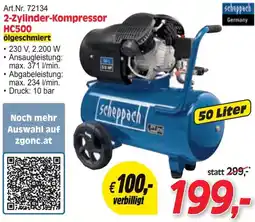 Zgonc 2-Zylinder-Kompressor HC500 Angebot