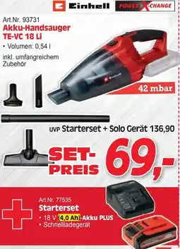 Zgonc E Einhell Akku-Handsauger TE-VC 18 Li Angebot