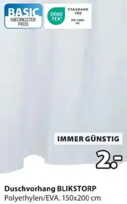 JYSK Duschvorhang BLIKSTORP Angebot