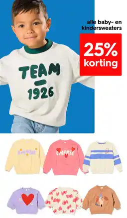 HEMA alle baby-en kindersweaters Angebot