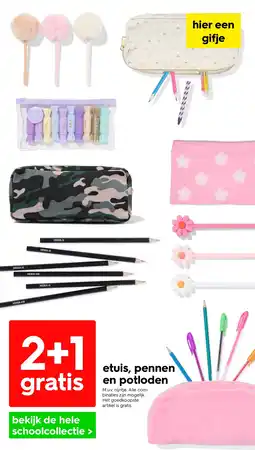 HEMA etuis, pennen en potloden Angebot