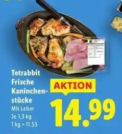 Lidl Tetrabbit Frische Kaninchenstücke Angebot