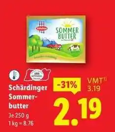 Lidl Schärdinger Sommerbutter Angebot