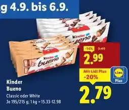 Lidl Kinder Bueno Angebot