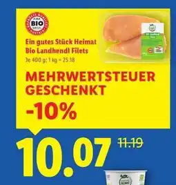 Lidl Ein gutes Stück Heimat Bio Landhendel Filets Angebot