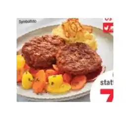 Maximarkt Faschierte Laibchen mit Kartoffelpüree, Röstzwiebel und Gemüse Maximarkt Angebot