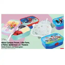Maximarkt Brotdose Campus Frozen, Little Farm, Paw Patrol, Spiderman oder Flowers Maximarkt Angebot